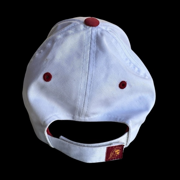 Top of the World USC TROJANS hat white red yellow embroidered one size fits all - Picture 7 of 14